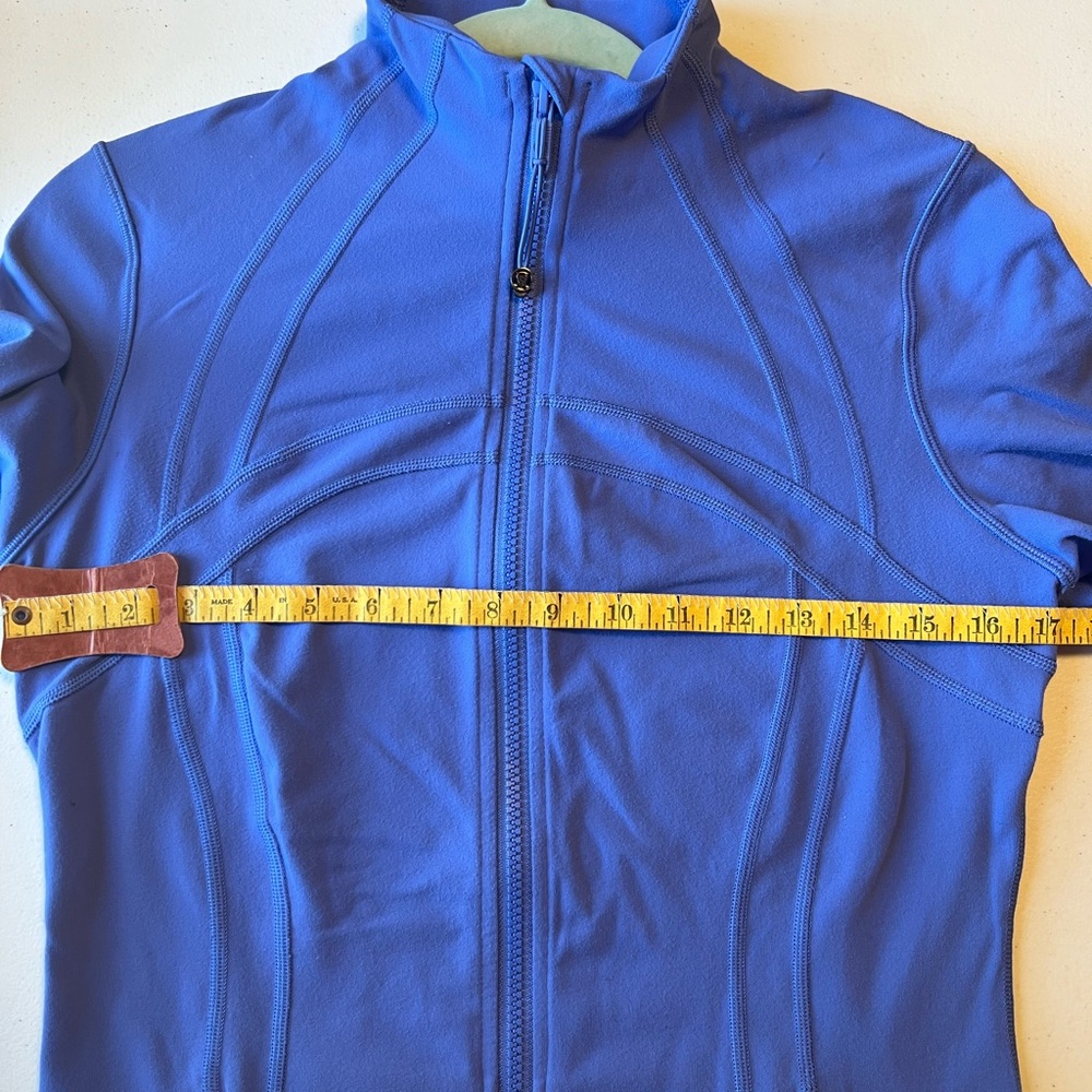 Women’s Lululemon Define Jacket Wild Indigo Size 10 - Picture 6 of 9